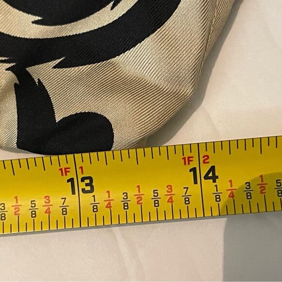 Talbots Black And Cream 100% Silk Pleated Party Event Skirt NWOT Size 4 - Picture 10 of 11